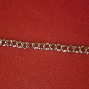 Silver charm bracelet